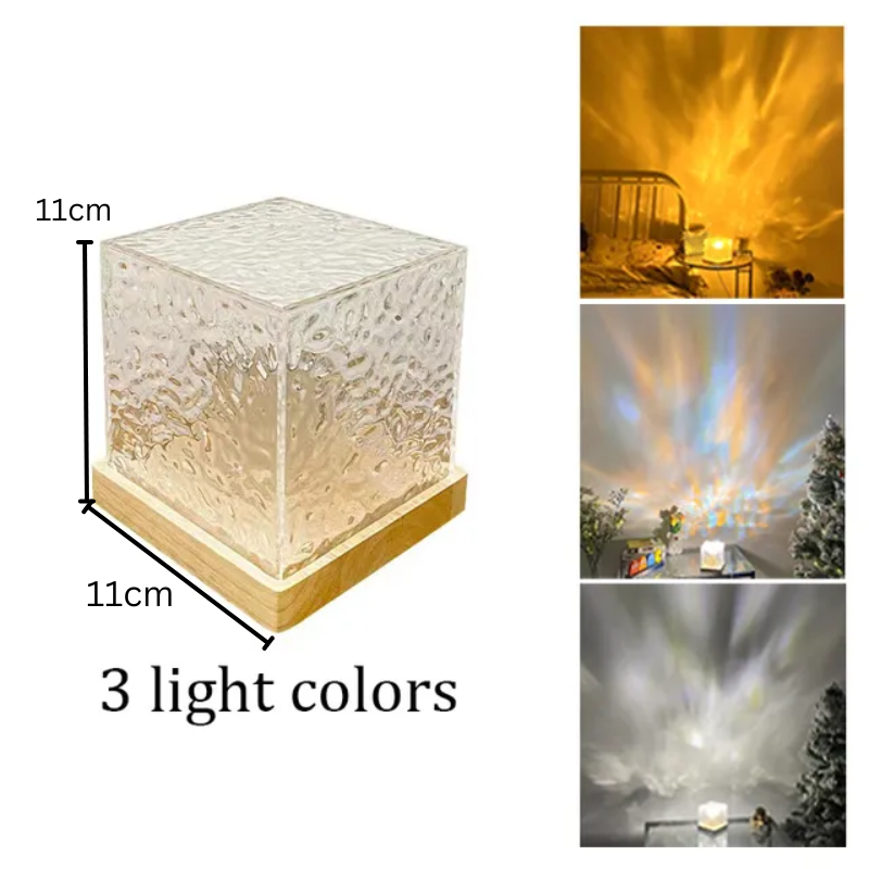 Crystal Water Ripple Projector Romantic Ambient Lamp Multicolor 