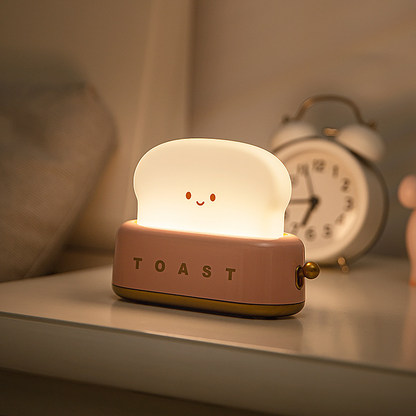 Toast Bread Night Light Lamp Bedside Lamp USB Charging