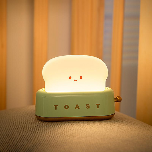 Toast Bread Night Light Lamp Bedside Lamp USB Charging