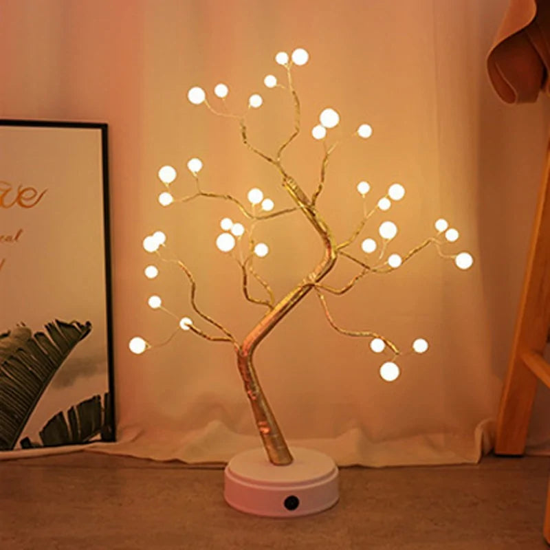 Christmas Tree LED Night Light Lamp USB Plug