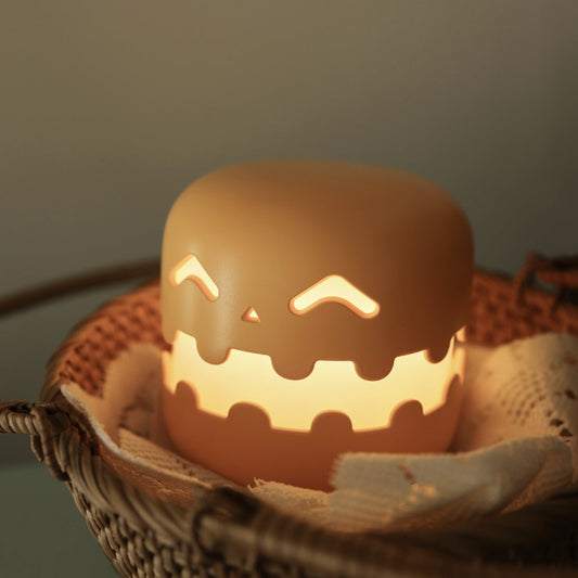 Halloween Pumpkin Night Light Lamp USB Charging