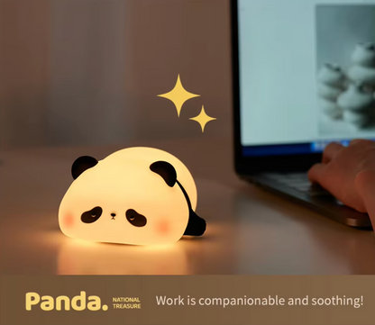 Lying Panda Night Light Lamp Bedside Lamp Nursery Light USB Charging