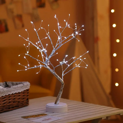 Christmas Tree LED Night Light Lamp USB Plug