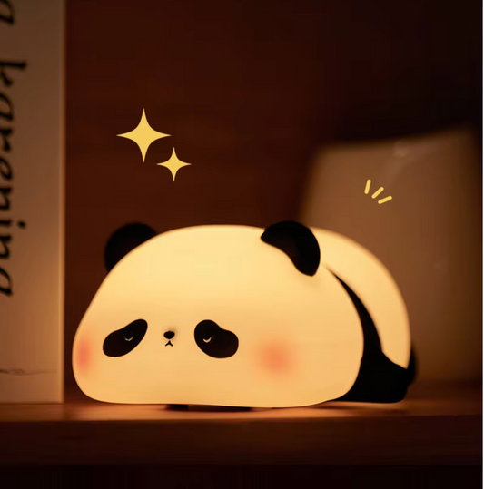 Lying Panda Night Light Lamp Bedside Lamp Nursery Light USB Charging