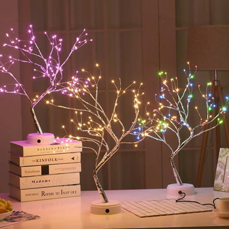 Christmas Tree LED Night Light Lamp USB Plug