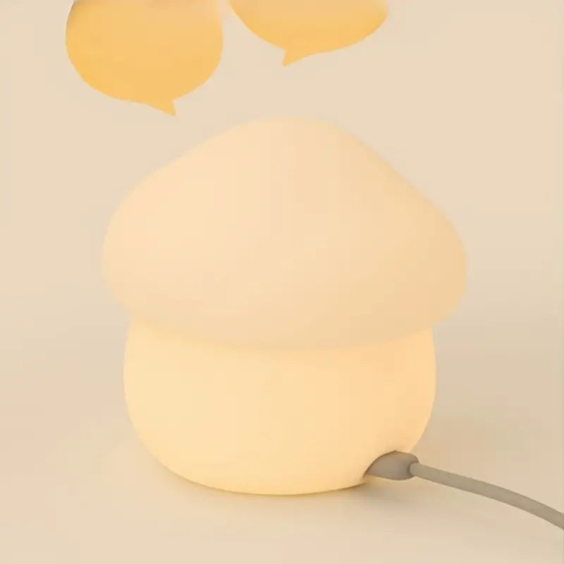 Mushroom Night Light Lamp Silicone Bedside Lamp Nursery Light