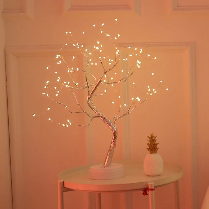 Christmas Tree LED Night Light Lamp USB Plug